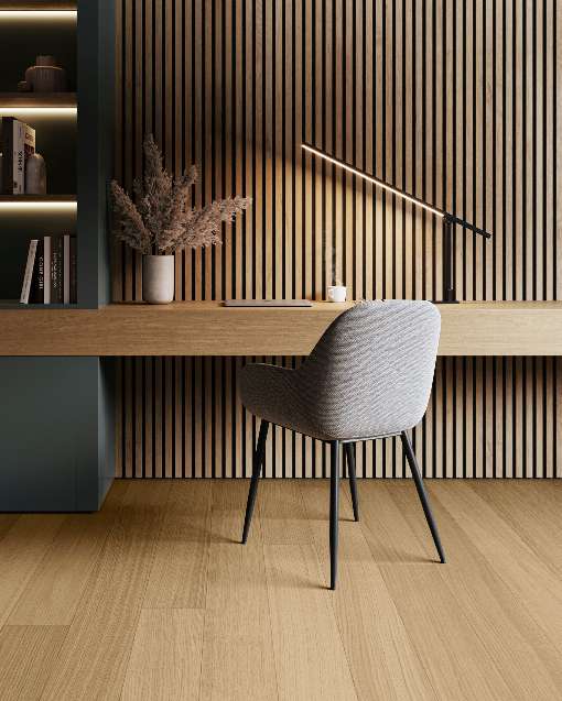 Image 3: Astrata slats from Decospan can be used to create versatile room concepts. Photo: Decospan